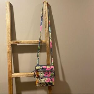 Vera Bradley Jazzy Blooms Floral Quilted Crossbody